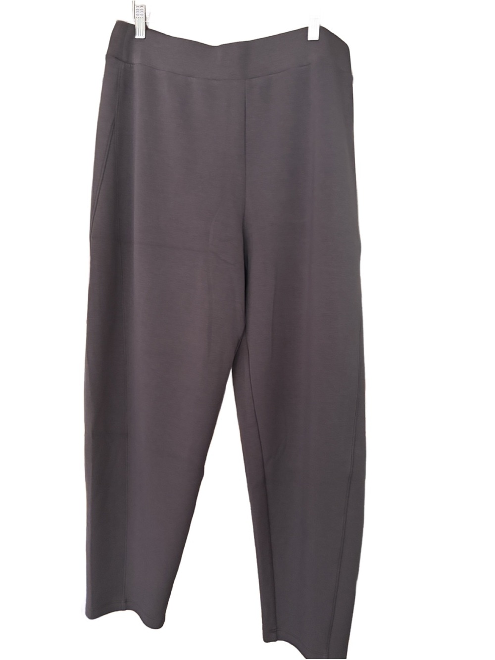 SPANX AirEssentials Barrel Leg Pant Barrel Leg Pants in Gray Size Large NWT